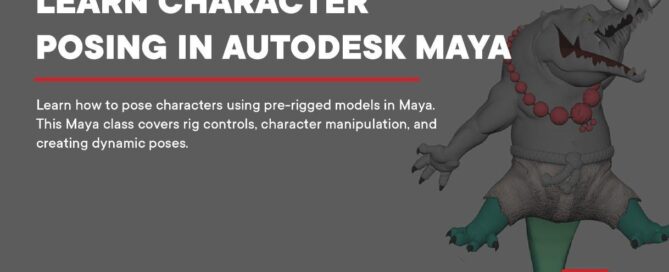 Maya Character Posing Featured Image