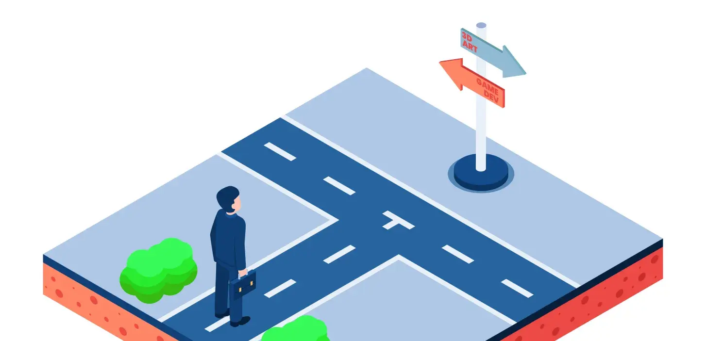 Crossroads 3D Art vs Game Development: Which Career Path Is Right for You?